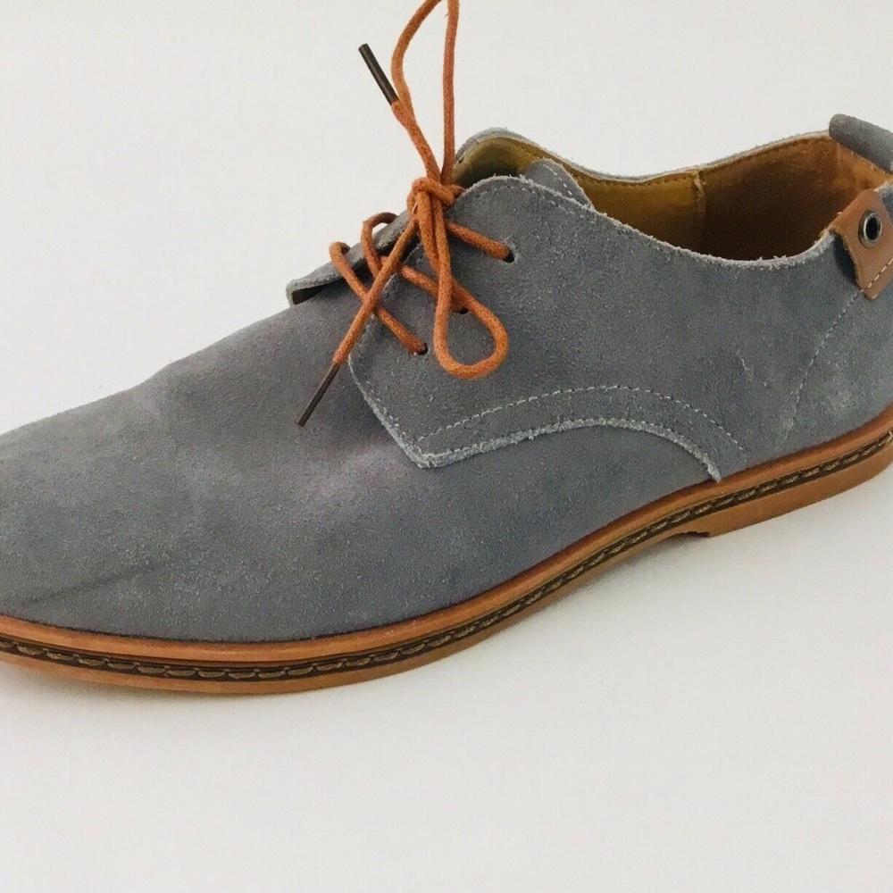 Dadawen Mens Canvas Oxford Grey Size 12